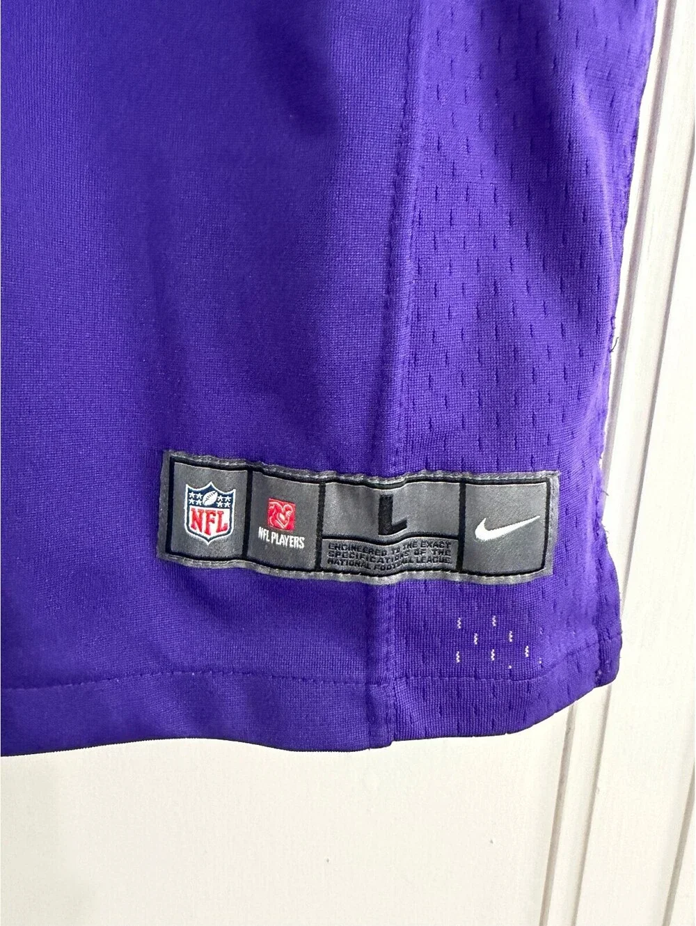 Adrian Peterson Minnesota Vikings Nike Football Jersey Youth Size Large